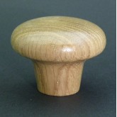 Knob style M55mm oak lacquered